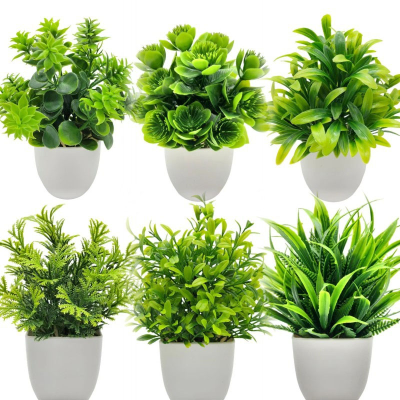 Bonsai Garden Accessories - Bonsaï artificiel vert fausse plante plantes