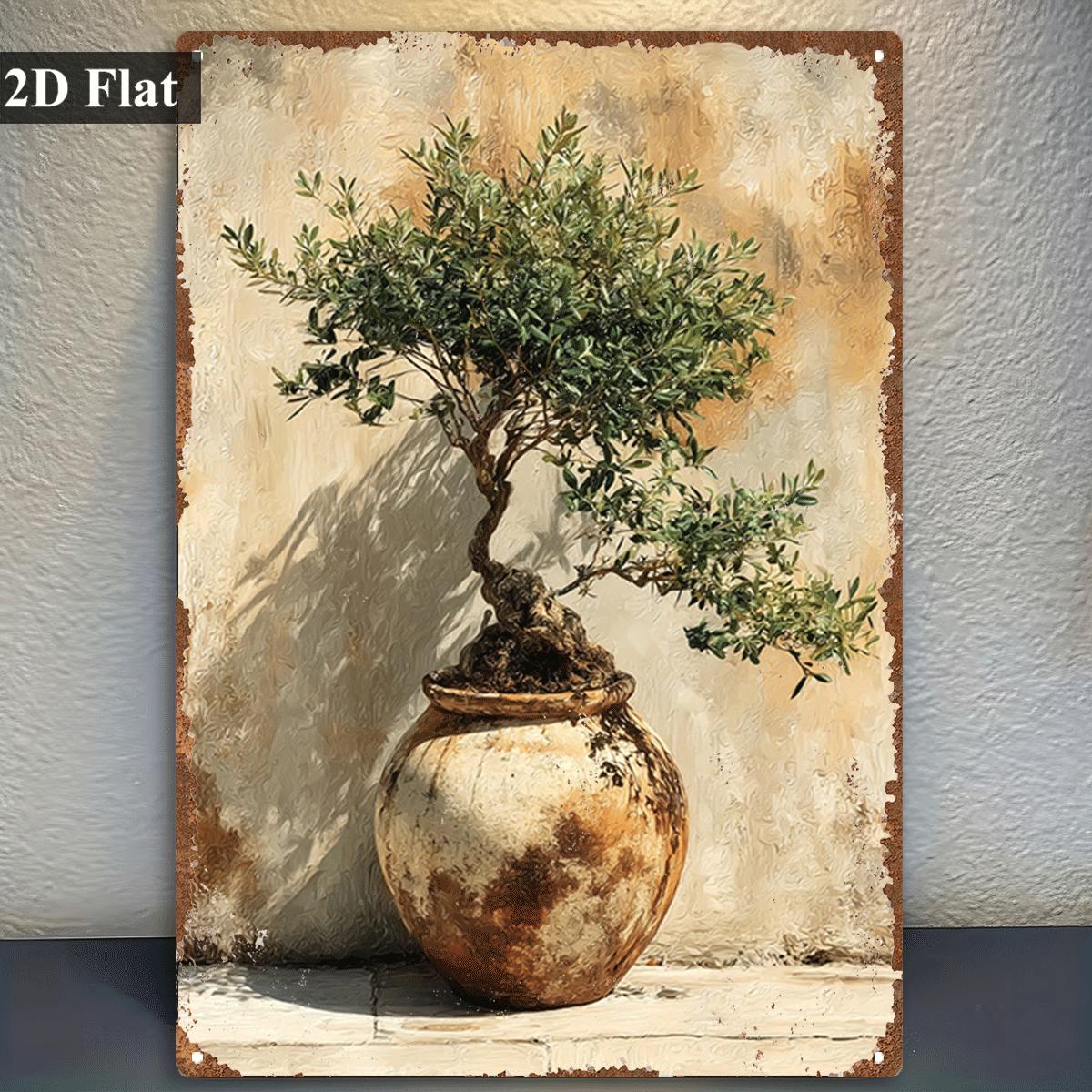 Panneau décoratif mural vintag - Bonsai Garden Wall avis et prix
