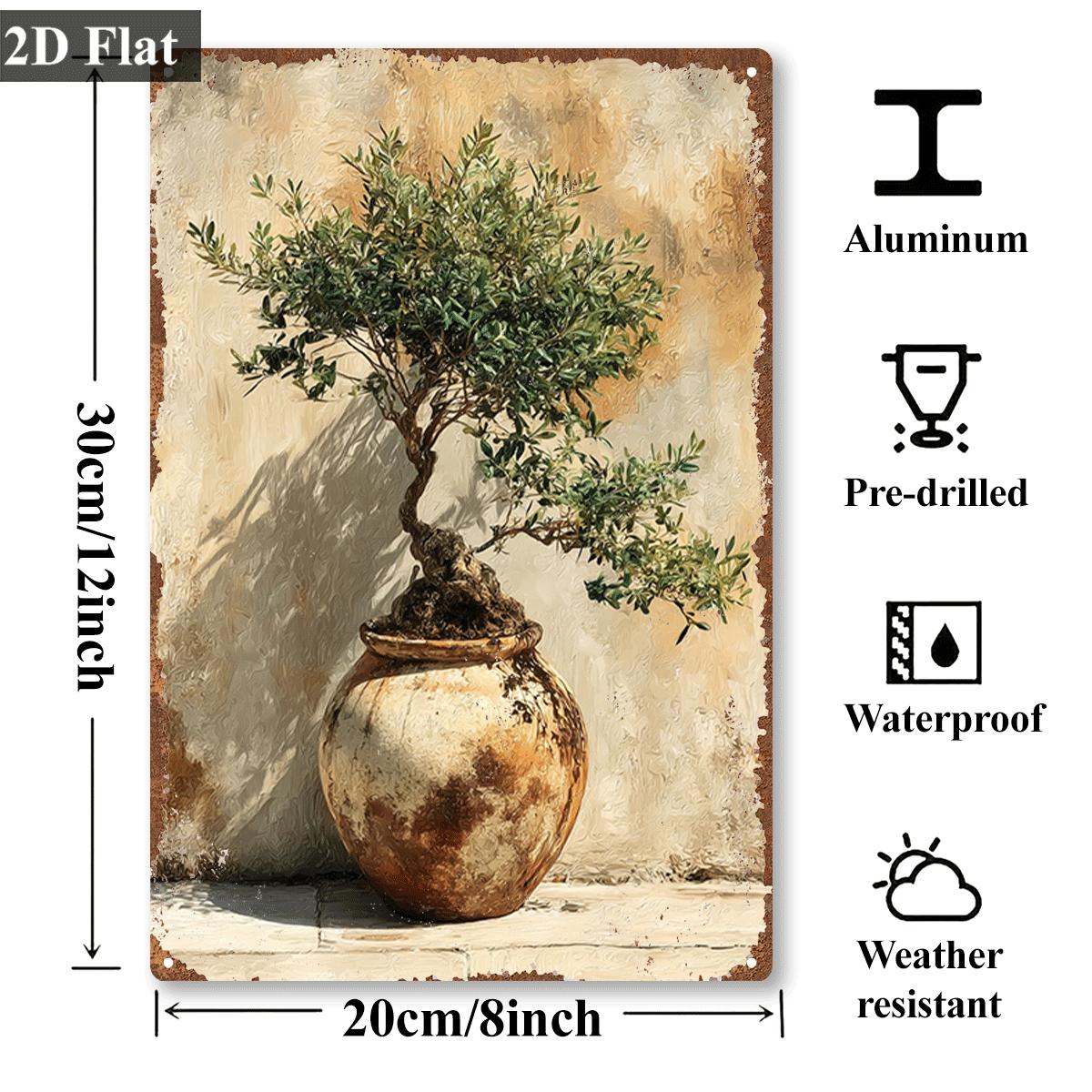 Panneau décoratif mural vintag - Bonsai Garden Wall avis et prix
