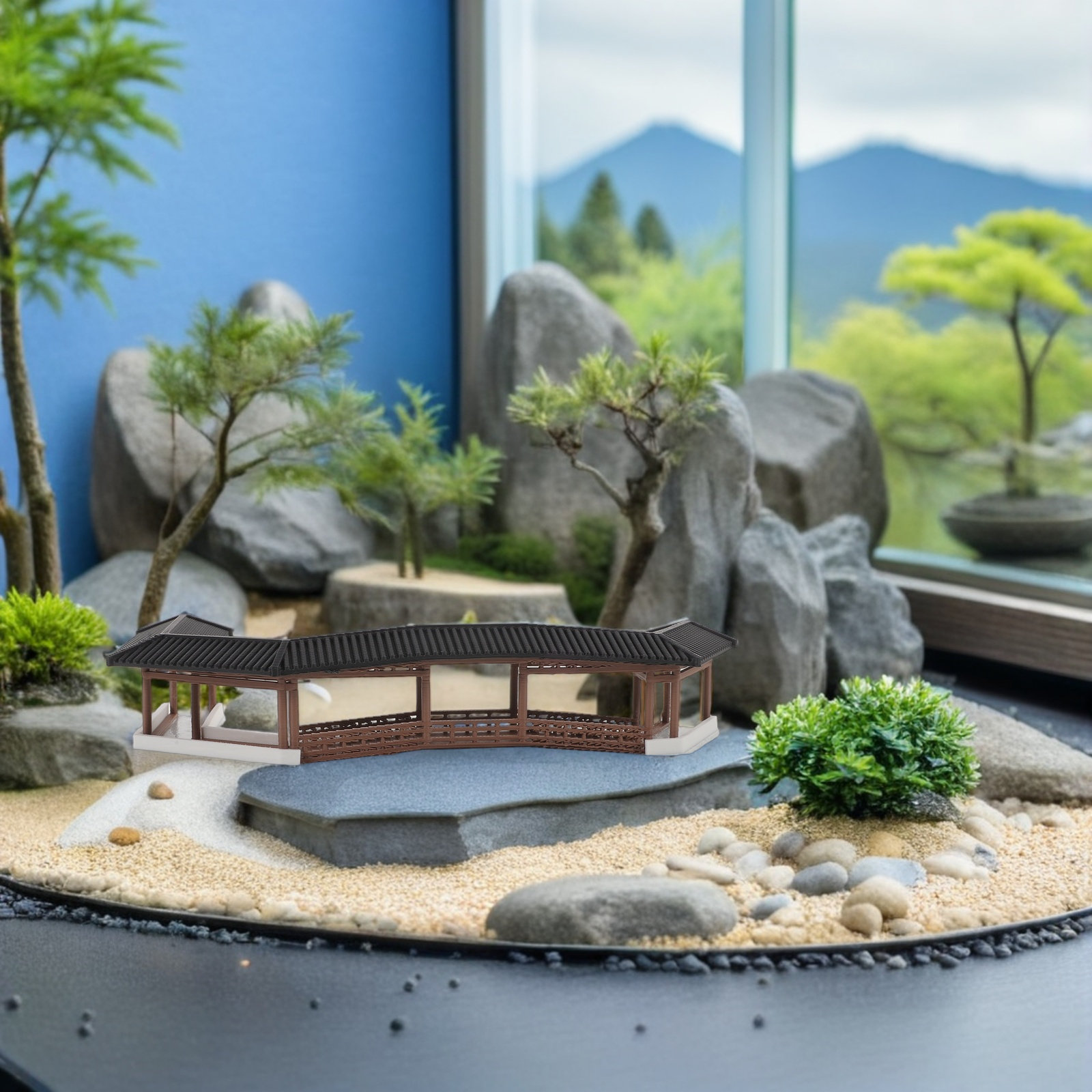 Pont miniature de style ancien - Bonsai Garden Accessories avis et prix