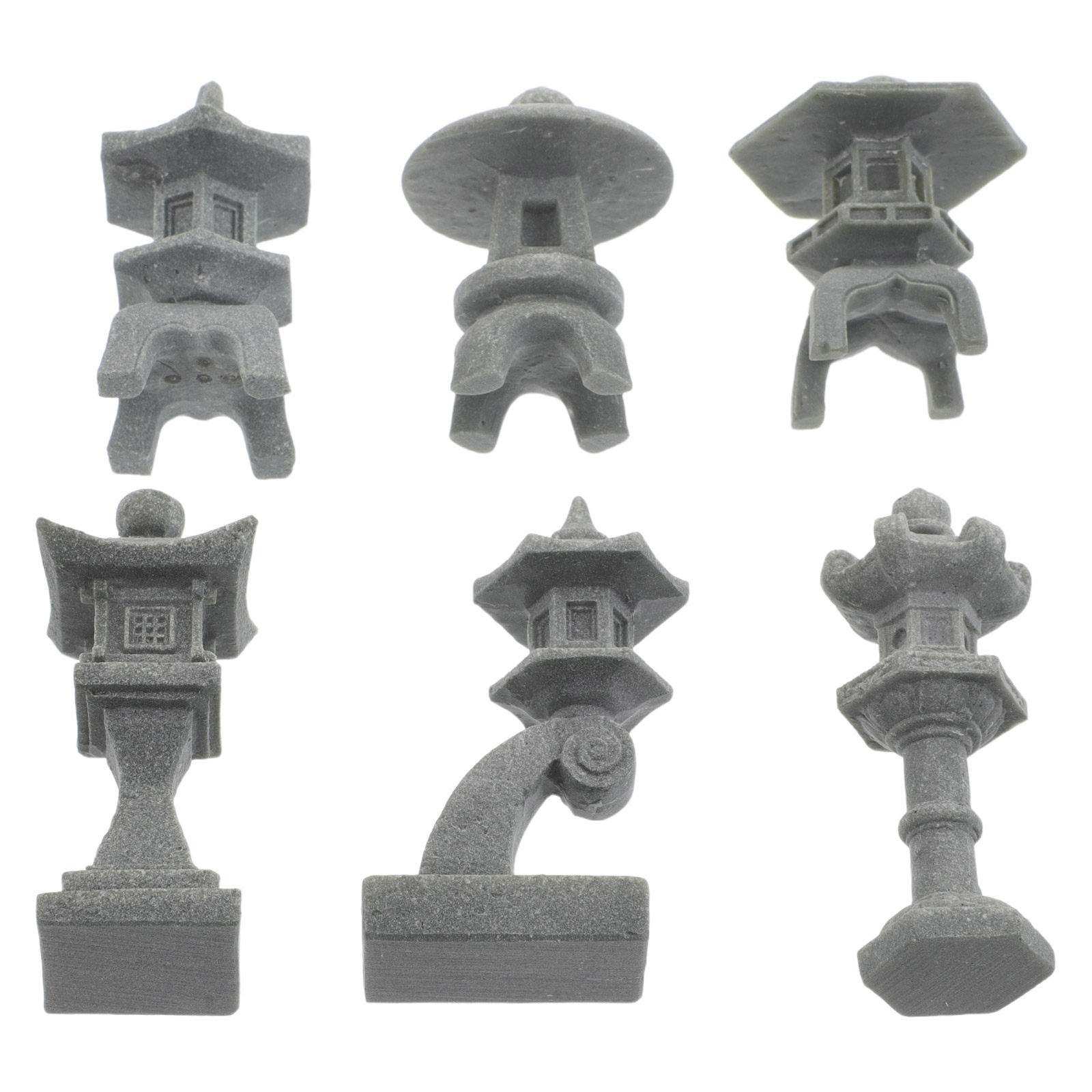 Ensemble de 6 lanternes en pie - Bonsai Zen Garden Set avis et prix
