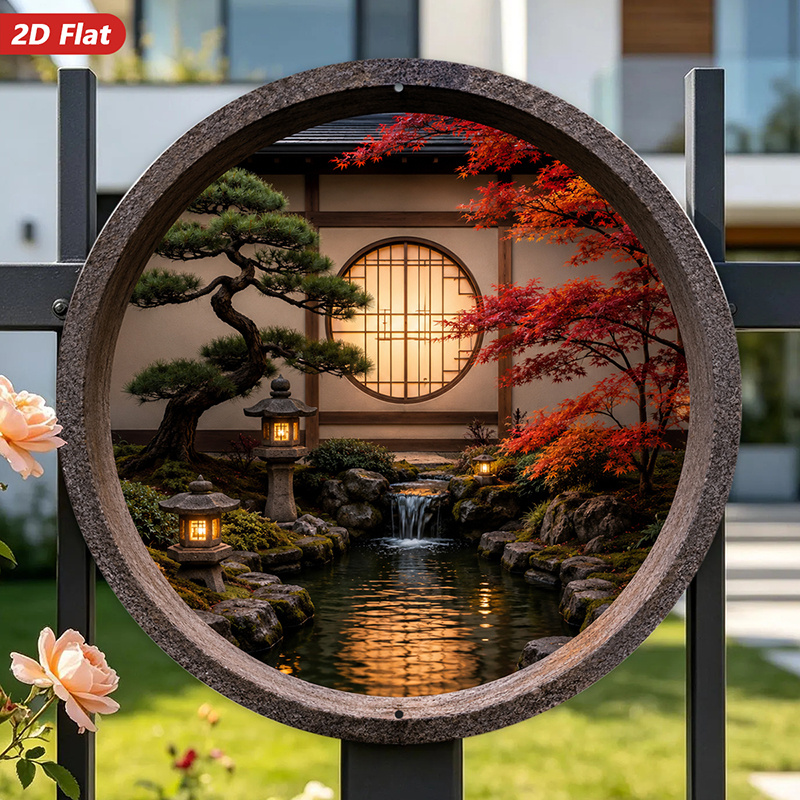Décoration murale en métal ron - Bonsai Garden Wall avis et prix